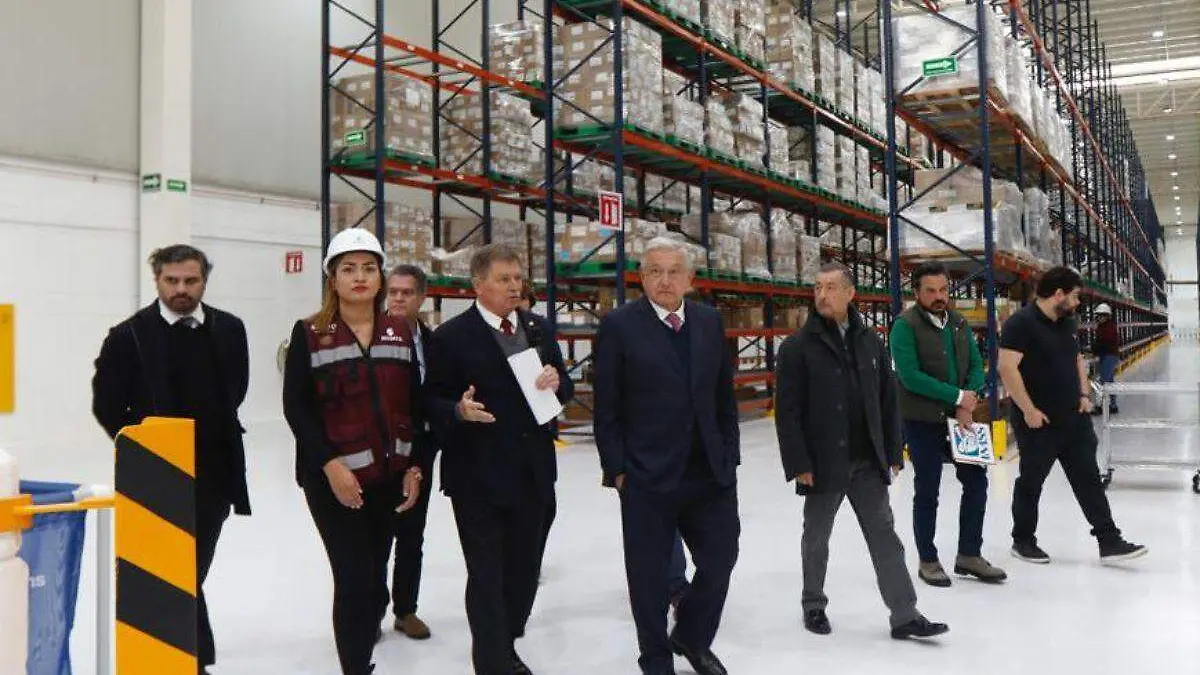 AMLO recorrido Megafarmacia_Huehuetoca